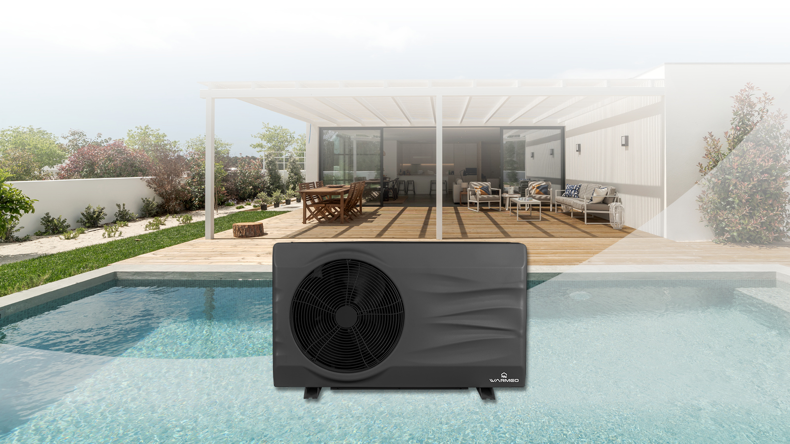 AEROPOOL : pompe à chaleur piscine Full-Inverter pour bassins de 15 à ...